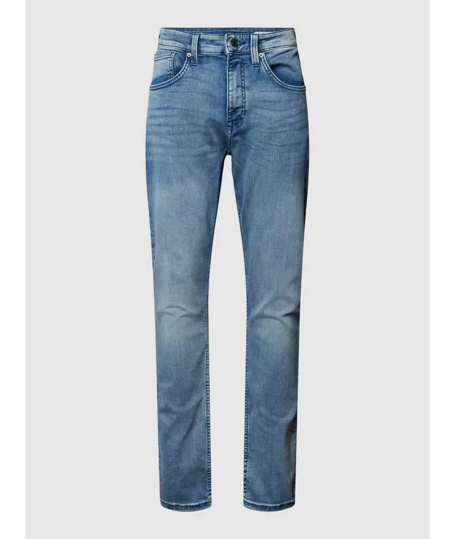 obrazek 1 Jeansy o kroju slim fit z dodatkiem streczu model ‘Mauro’
