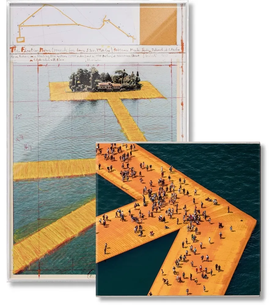 obrazek 2 Książka Christo and Jeanne-Claude. The Floating Piers, Art Edition No. 41–60 (Collage) - Taschen