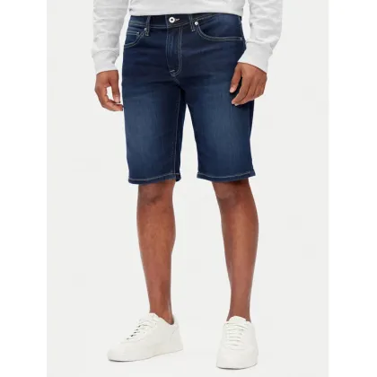 Zdjęcie Pepe Jeans Szorty jeansowe PM801075 Granatowy Slim Fit