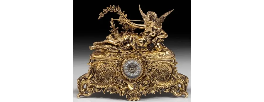 picture 1 Dreamlike bronze clock