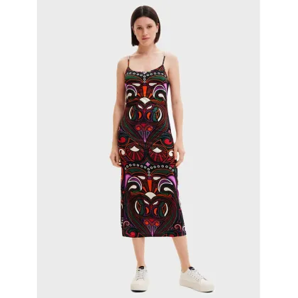 Zdjęcie Desigual Sukienka codzienna Marca 22WWVK23 Kolorowy Slim Fit