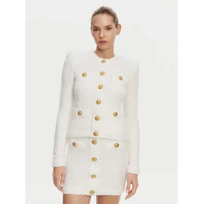 Zdjęcie Balmain Kardigan DF1SK249KH10 Biały Regular Fit