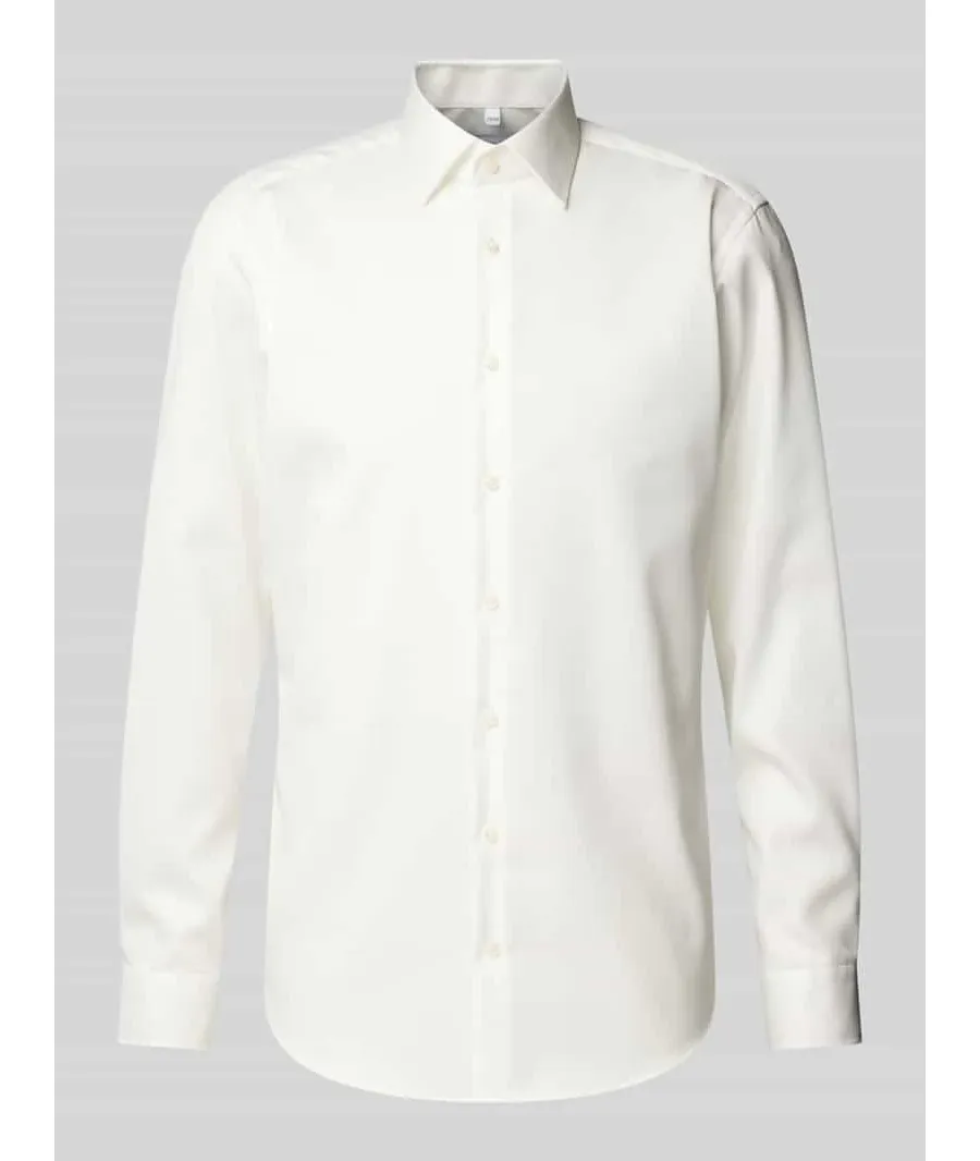 obrazek 1 Koszula biznesowa o kroju regular fit z drobnego twillu