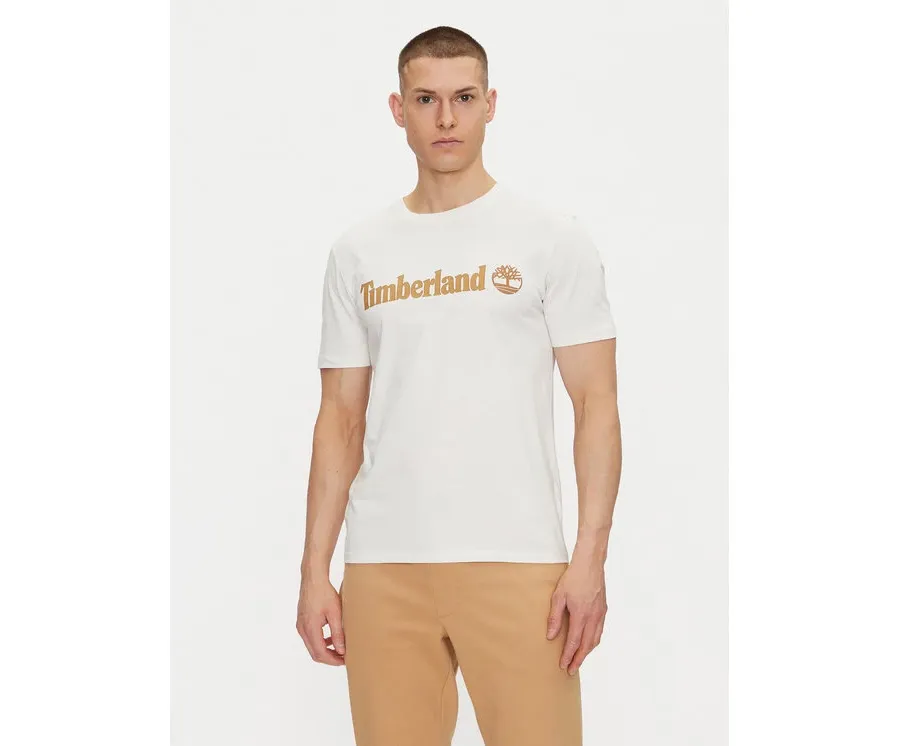 obrazek 1 Timberland T-Shirt TB0A5UPQ Écru Regular Fit