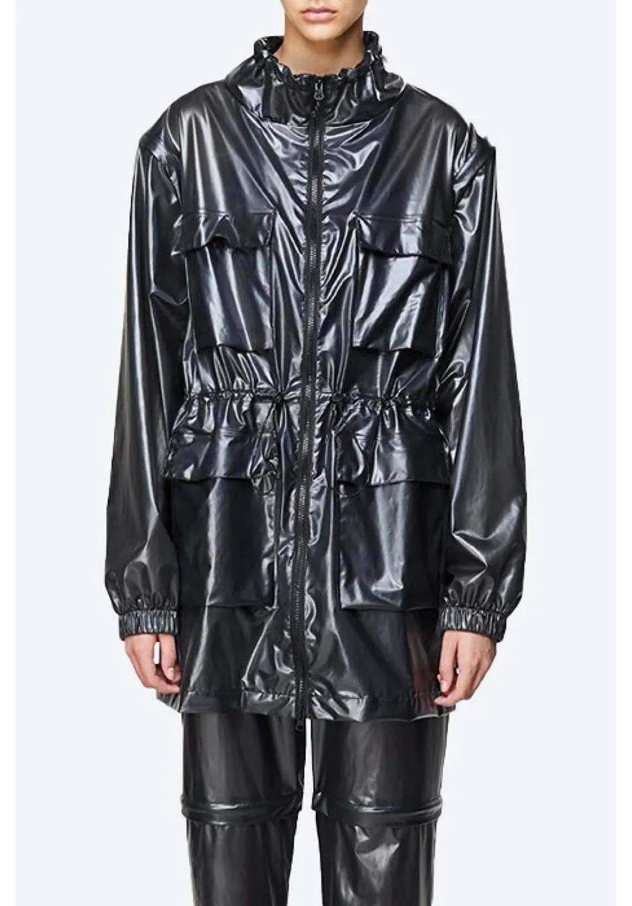 obrazek 1 Rains parka przeciwdeszczowa Shadow Zip Off Parka 1846 kolor czarny przejściowa 1846.SHADOWBLACK