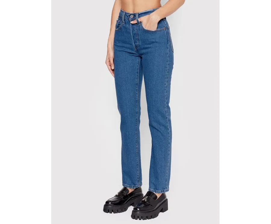 obrazek 1 Levi's® Jeansy 501® Crop 36200-0225 Niebieski Cropped Fit