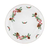 Picture Beautiful Olympus Christmas porcelain plate