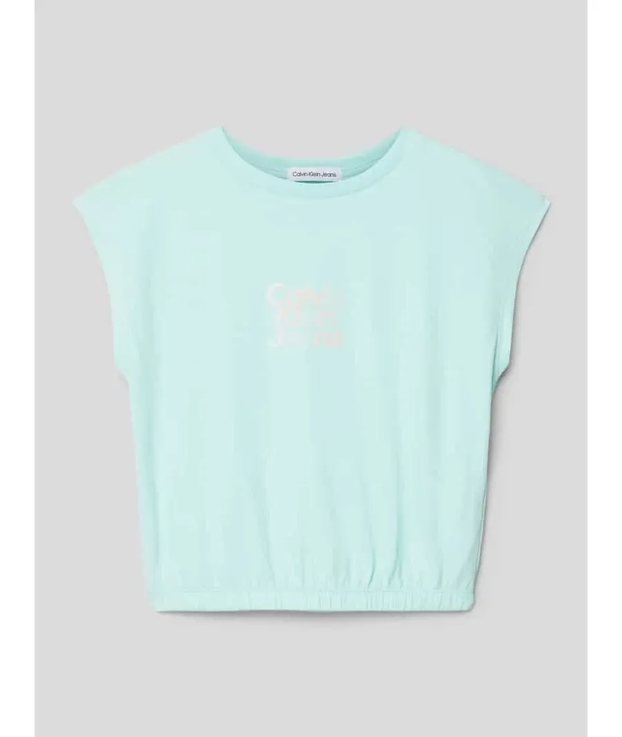 obrazek 1 T-shirt z zaokrąglonym dołem model ‘GRADIENT’