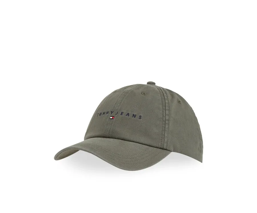 obrazek 1 Tommy Jeans Czapka z daszkiem Tjm Linear Washed Cap AM0AM13355 Zielony