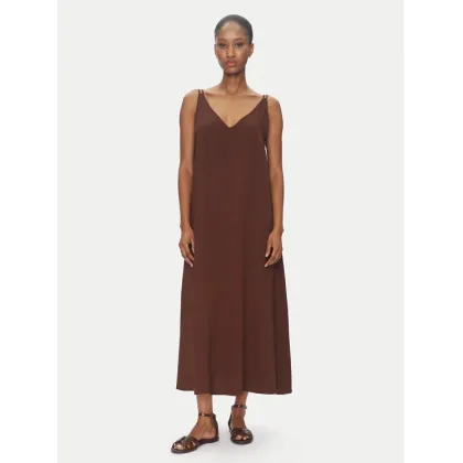 Zdjęcie ViCOLO Sukienka letnia TD0758 Brązowy Regular Fit