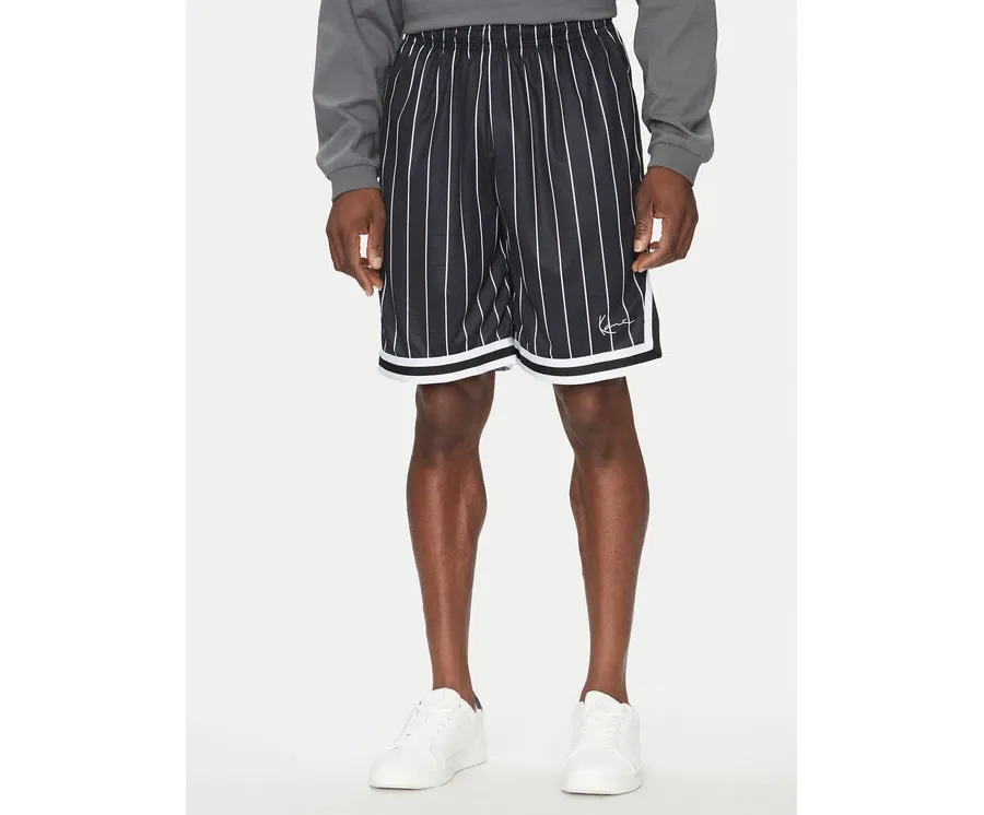 obrazek 1 Karl Kani Szorty sportowe Small Signature 6014920 Czarny Relaxed Fit