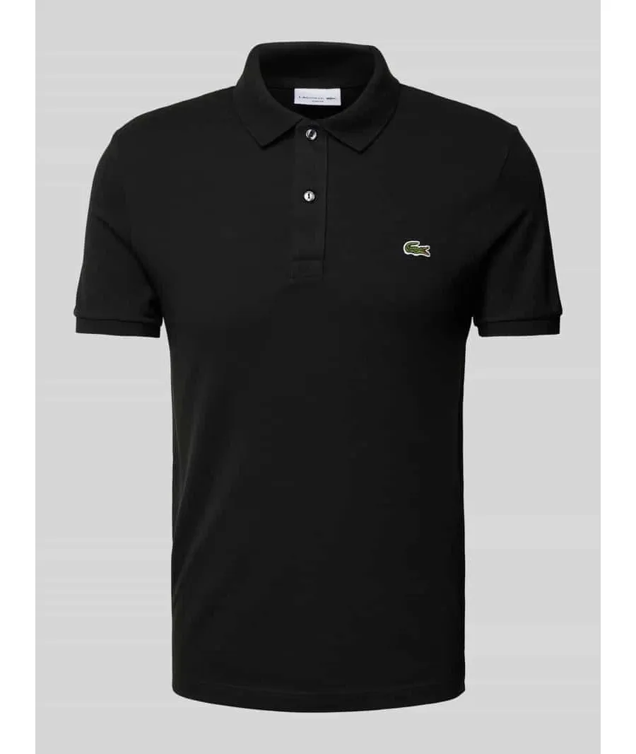 obrazek 1 Koszulka polo o kroju slim fit z naszywką z logo model ‘PIQUE’