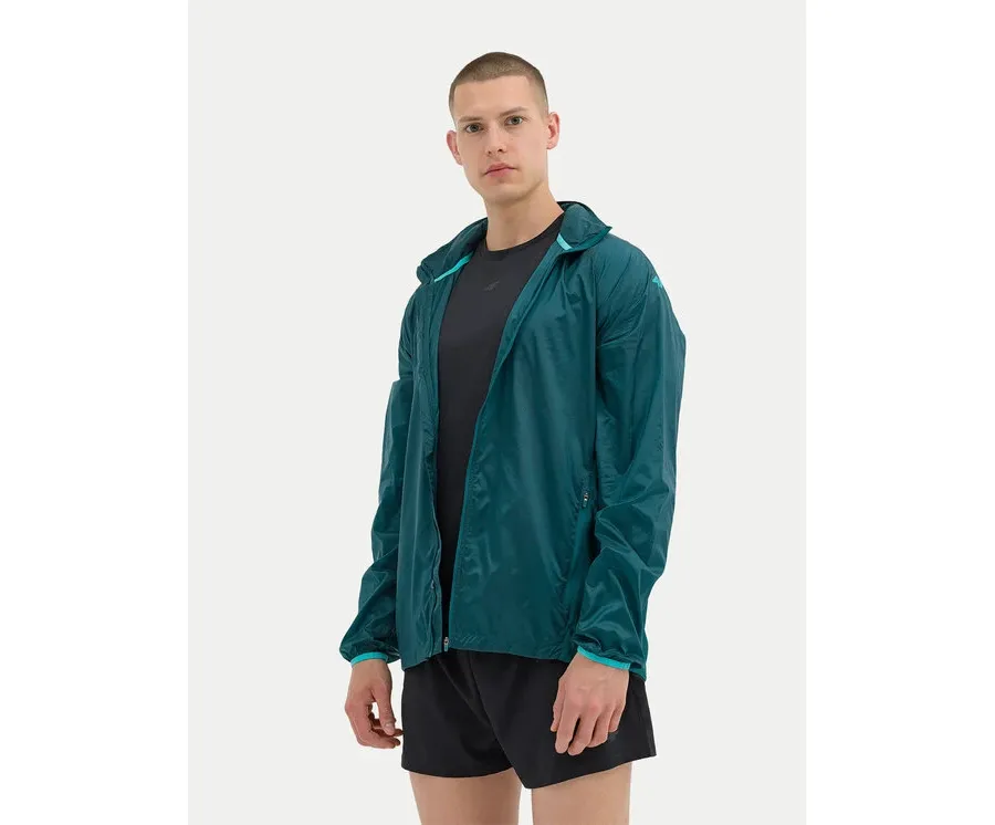 obrazek 1 4F Kurtka do biegania 4FWSS24TTJAM433 Zielony Regular Fit