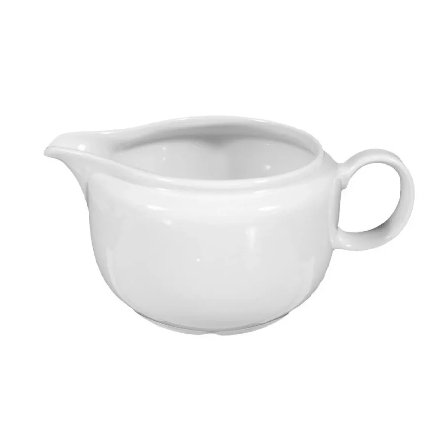 obrazek 1 Oryginalna porcelanowa biała sosjerka w stylu nowoczesnym - Seltmann Weiden