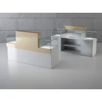 Picture Elegant cash counter with two display windows