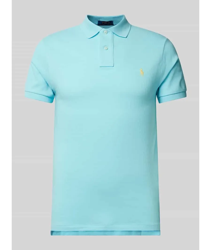 obrazek 1 Polo Ralph Lauren Polo 710536856449 Turkusowy Slim Fit