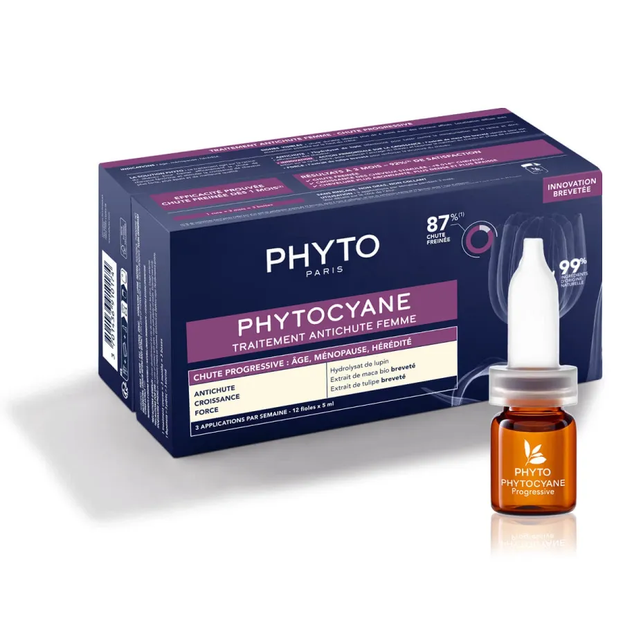 obrazek 1 Phyto Phytocyane Kuracja przeciw wypadniu włosów dla kobiet  60 ml