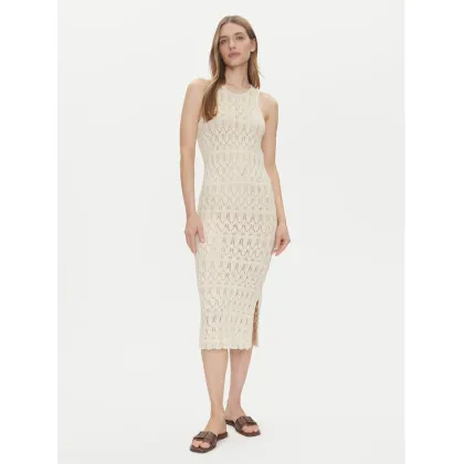 Zdjęcie Vero Moda Sukienka letnia Fabienne 10317250 Beżowy Slim Fit
