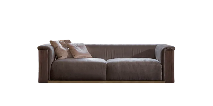 obrazek 1 Brązowa luksusowa sofa do apartamentu – Daytona