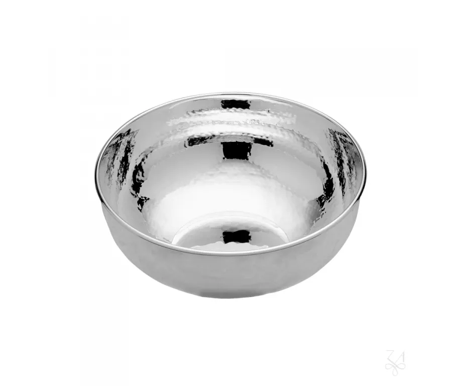 obrazek 1 Piękna stylowa srebrna miska o ponadczasowym kształcie - Zaramella Argenti