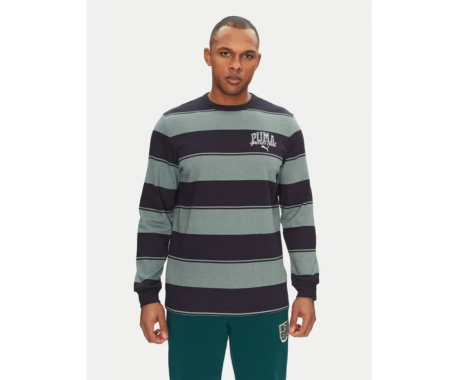 obrazek 1 Puma Bluza Class Striped 684647 Zielony Regular Fit