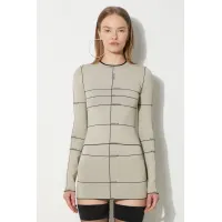 Zdjęcie VETEMENTS longsleeve Mannequin Knit Top damski kolor beżowy WE64KN330O