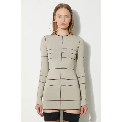 Zdjęcie VETEMENTS longsleeve Mannequin Knit Top damski kolor beżowy WE64KN330O