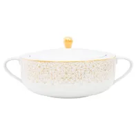 Zdjęcie Waza porcelanowa z unikalnym wzorem do jadalni