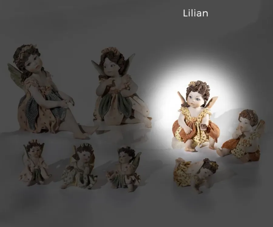 obrazek 1 Mała wróżka wykonana z porcelany - Sibania