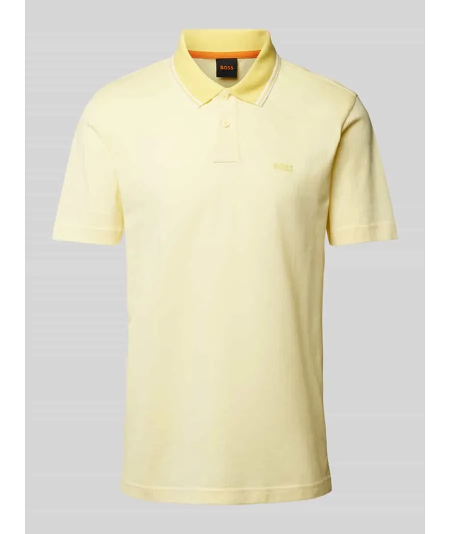 obrazek 1 Koszulka polo o kroju slim fit z nadrukiem z logo
