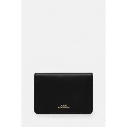 Zdjęcie A.P.C. portfel Porte-Cartes Stefan Horizon damski kolor czarny PXAWV.F63449