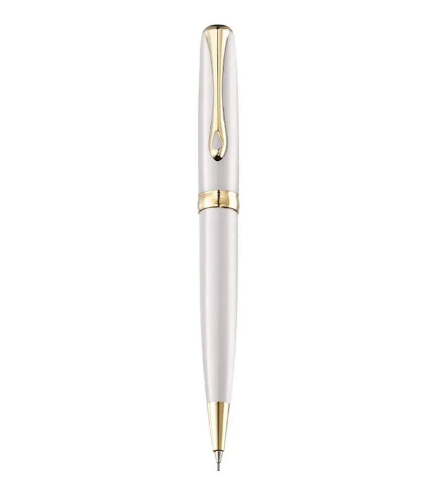 obrazek 1 Ołówek mechaniczny Excellence A2 Pearl white/pozłacany, 0,7 mm