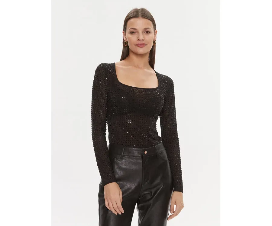 obrazek 1 Guess Body Karolina O4RM06 KBZX0 Czarny Slim Fit