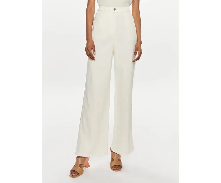 obrazek 1 Samsøe Samsøe Jeansy Sashelly F24100025 Écru Wide Leg