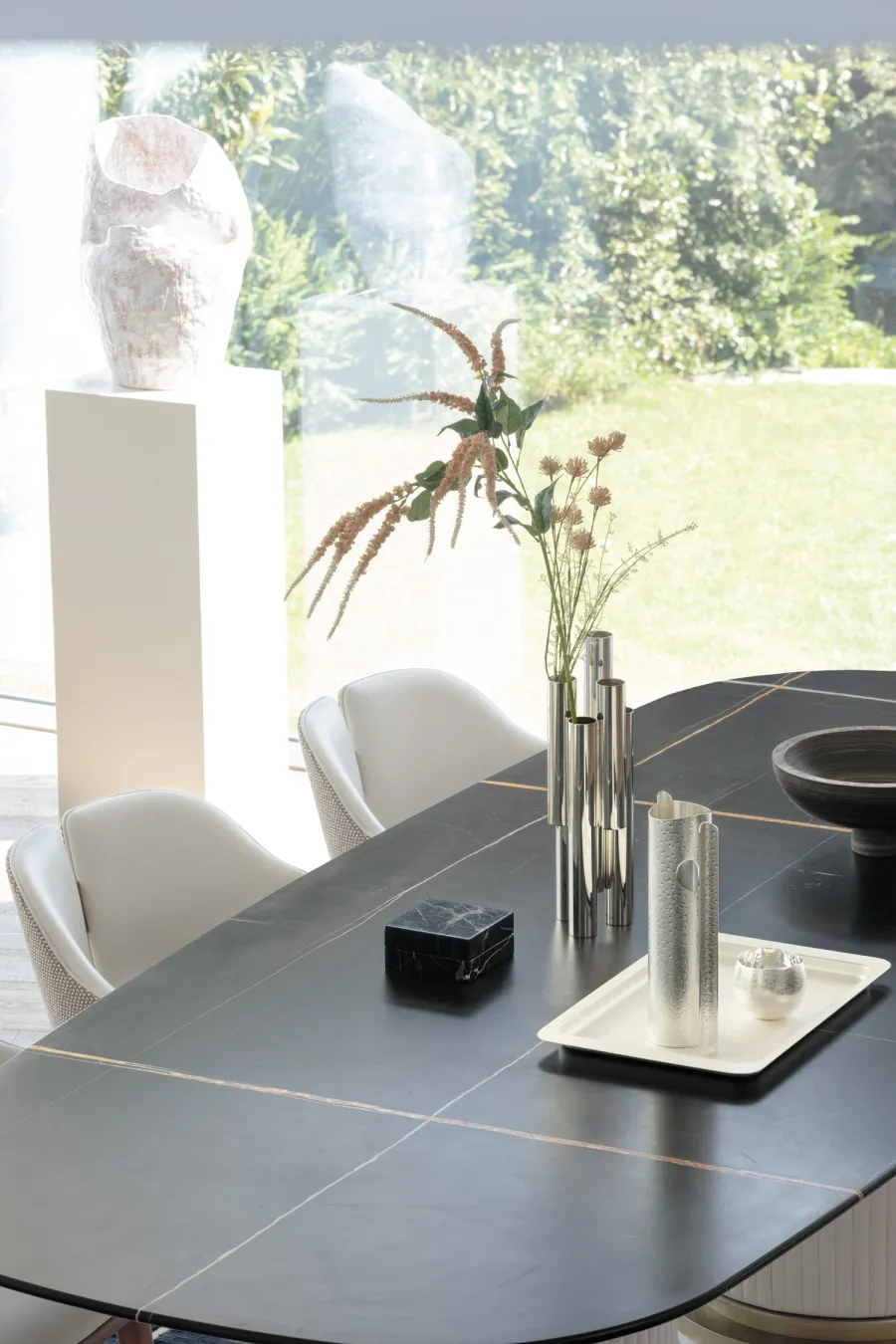 obrazek 12 Ekskluzywne włoskie krzesło w stylu modernistycznym do jadalni