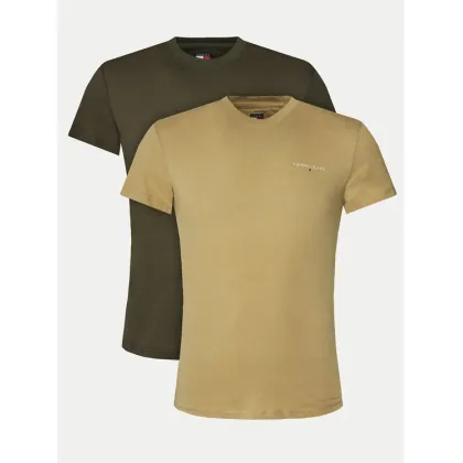 Zdjęcie Tommy Jeans Komplet 2 t-shirtów Linear DM0DM20353 Kolorowy Slim Fit