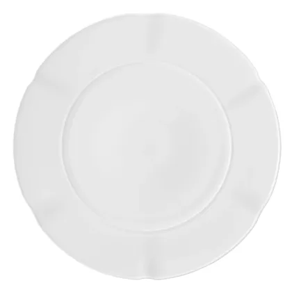 Zdjęcie Porcelanowy talerz obiadowy z nowoczesnej i eleganckiej kolekcji Crown White - Vista Alegre