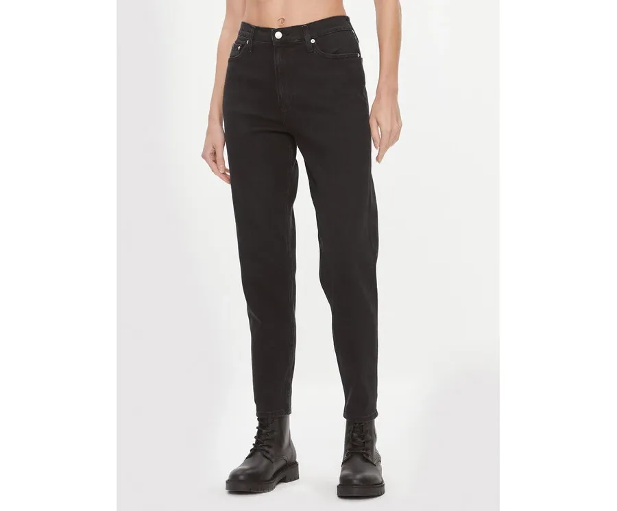 obrazek 1 Calvin Klein Jeans Jeansy J20J221659 Czarny Mom Fit