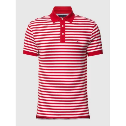 Zdjęcie Tommy Hilfiger Polo 1985 MW0MW17771 Czerwony Slim Fit