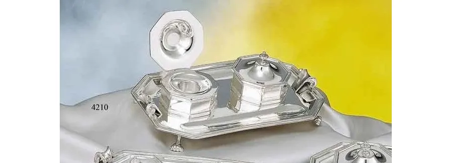 picture 1 Silver Inkwell Bicama 4210