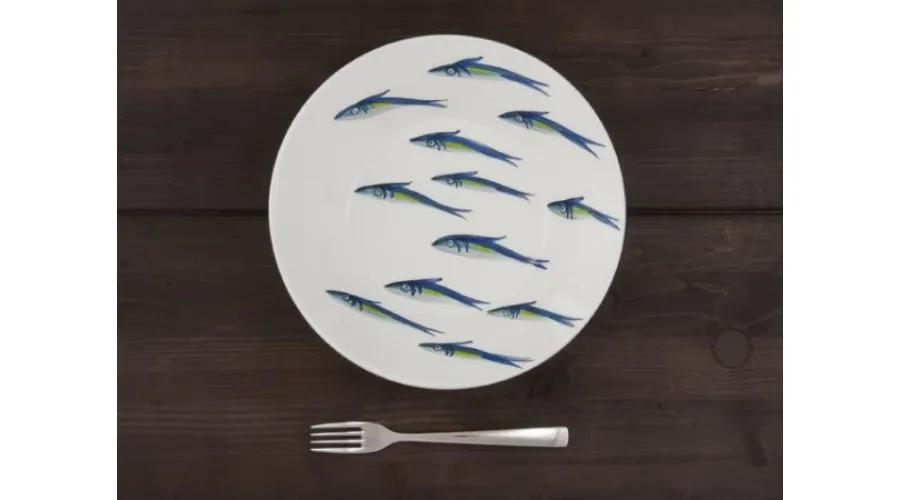 obrazek 1 Ceramiczna średnia miska na sałatki z sardynkami - Le Ceramiche