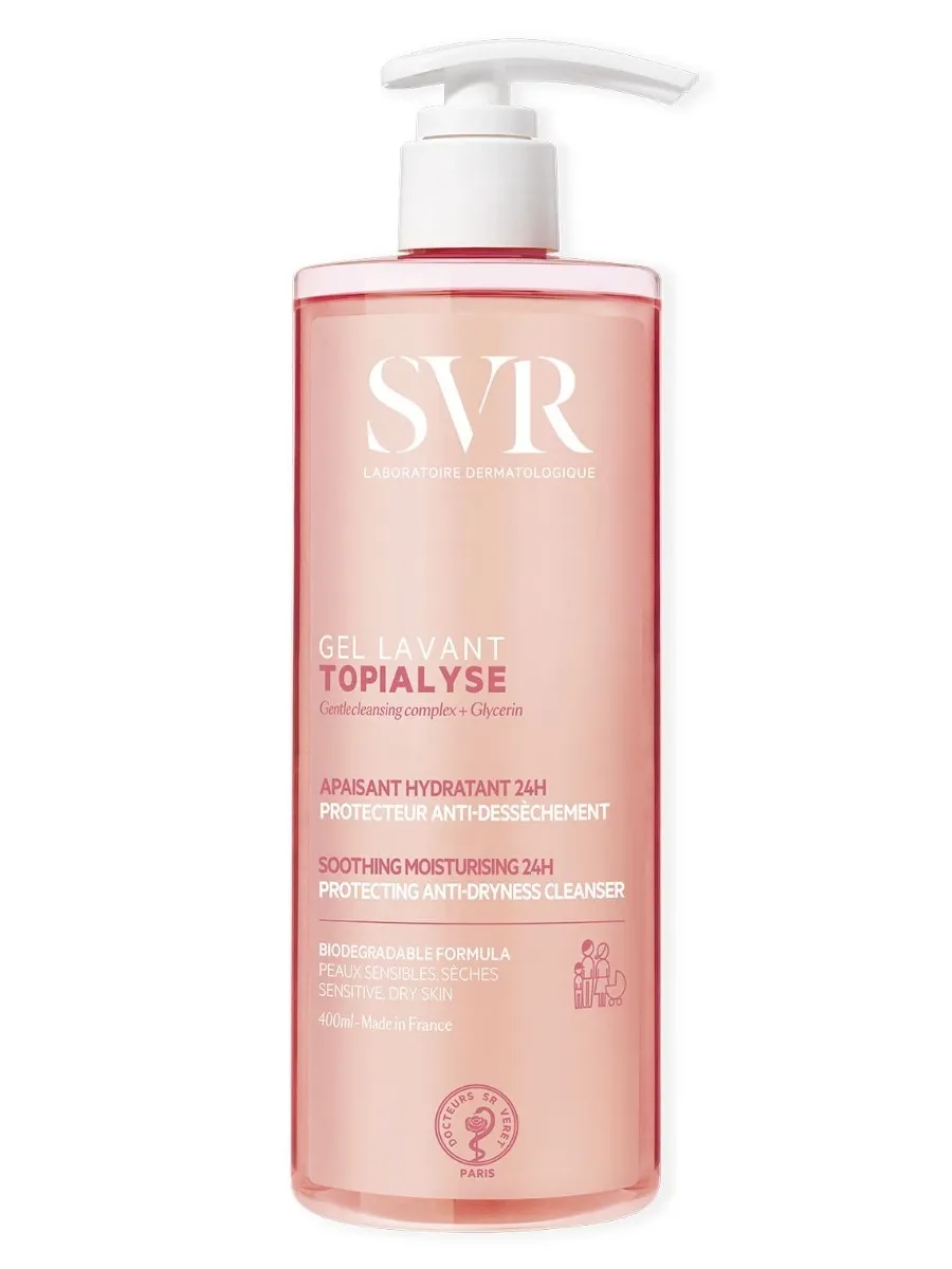 obrazek 1 SVR Topialyse Gel Lavant Żel do mycia całego ciała 400 ml