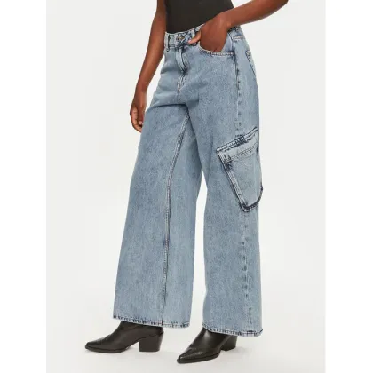 Zdjęcie Hugo Jeansy Gemanda 50519907 Niebieski Wide Leg HUGO
