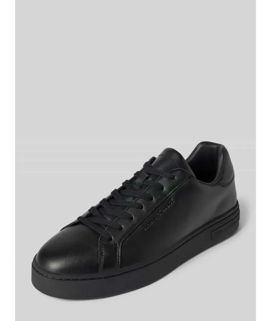 obrazek 1 Sneakersy skórzane z wytłoczonym logo model ‘ACTION’