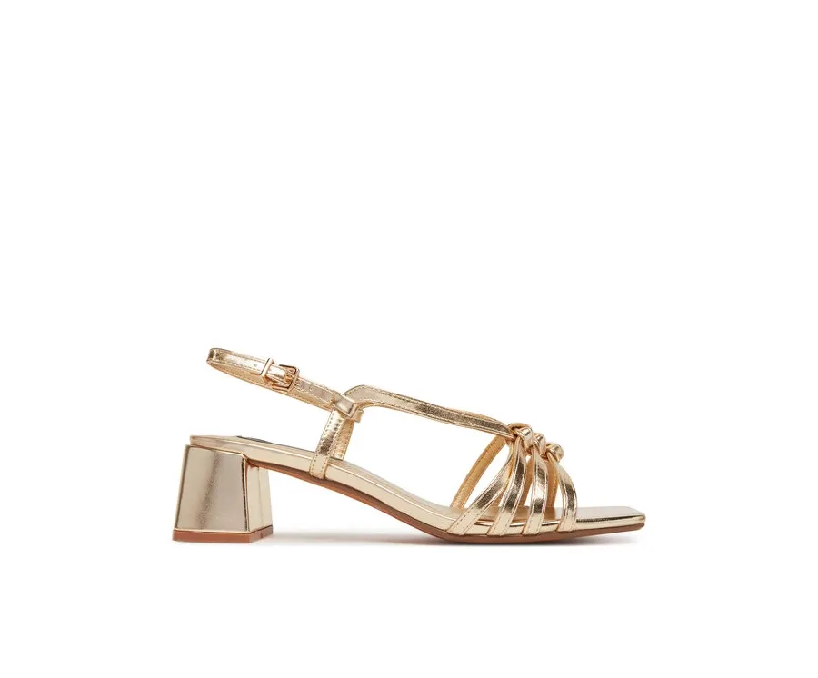 obrazek 1 Pepe Jeans Sandały PLS90683 Złoty