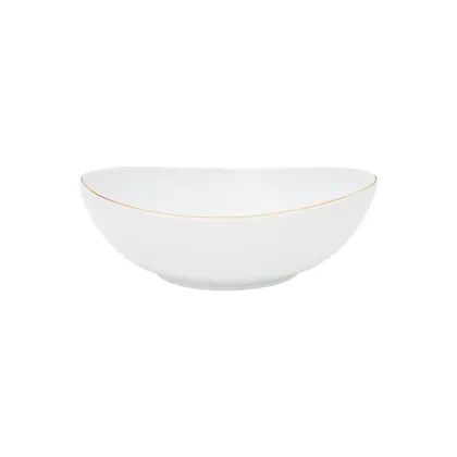 Zdjęcie Wyjątkowa porcelanowa miska na sałatkę 26 cm - Porcel