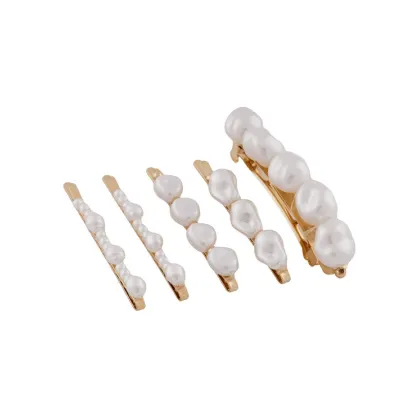 Zdjęcie Aldo Zestaw 5 spinek do włosów Pearlyclips 13995066 Złoty
