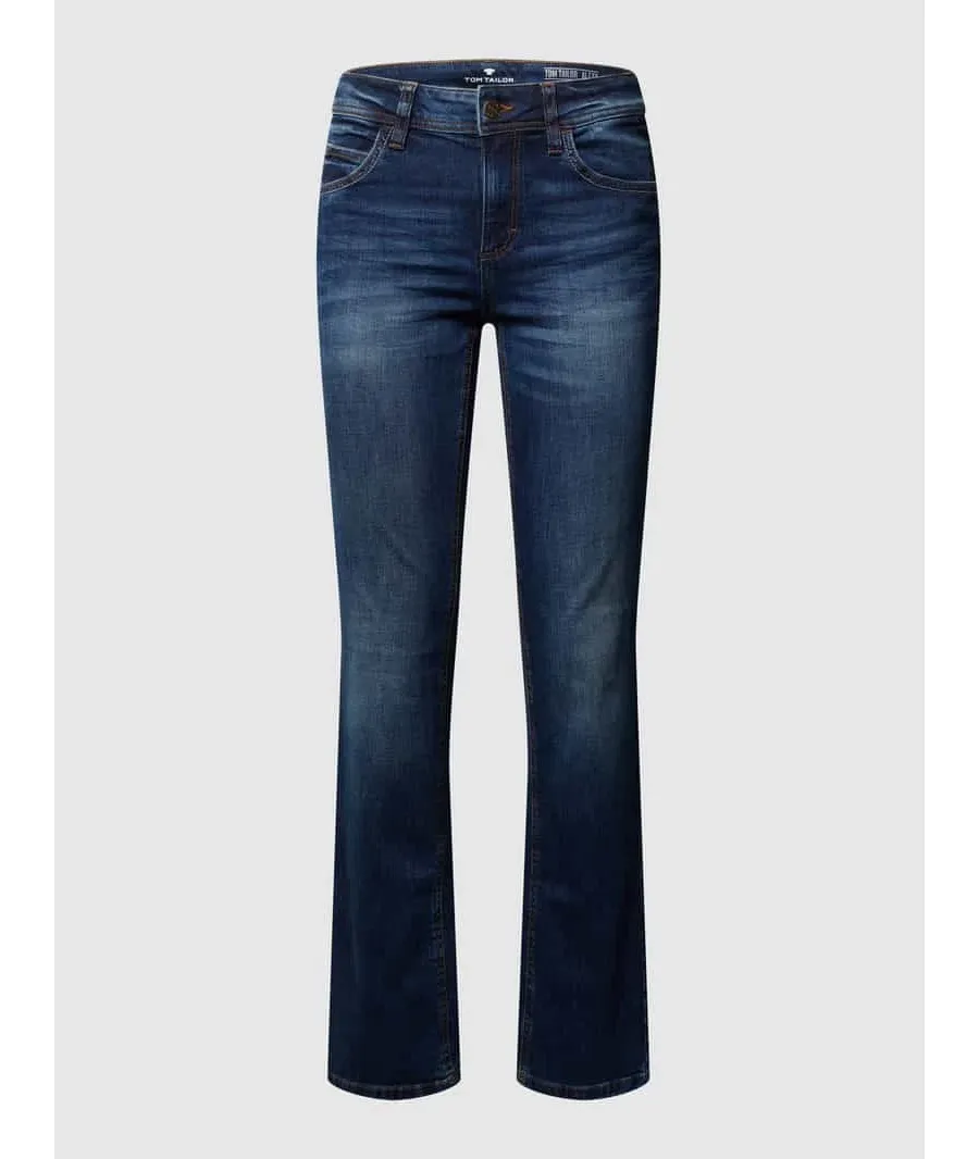 obrazek 1 Jeansy o kroju Straight Fit z dodatkiem streczu