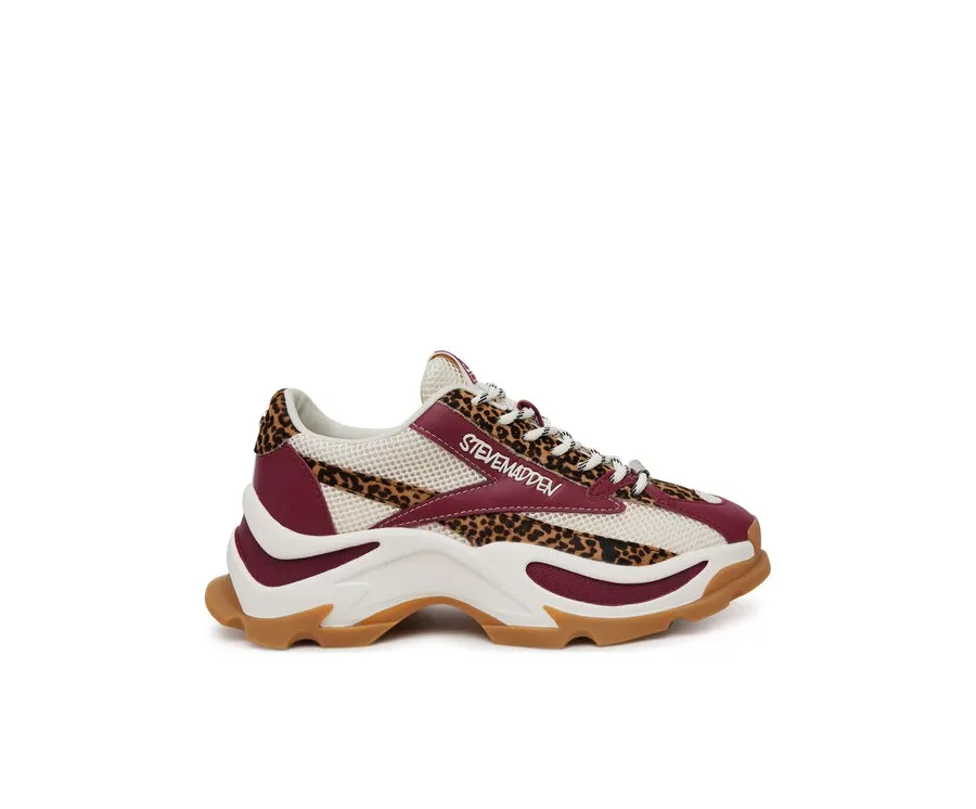obrazek 1 Steve Madden Sneakersy Zoomz-L SM11003503 Bordowy