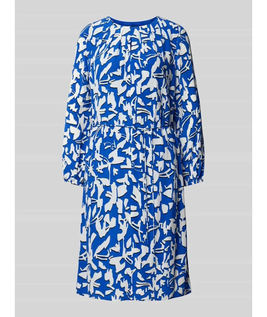 obrazek 1 Sukienka o długości do kolan z wiązanym paskiem